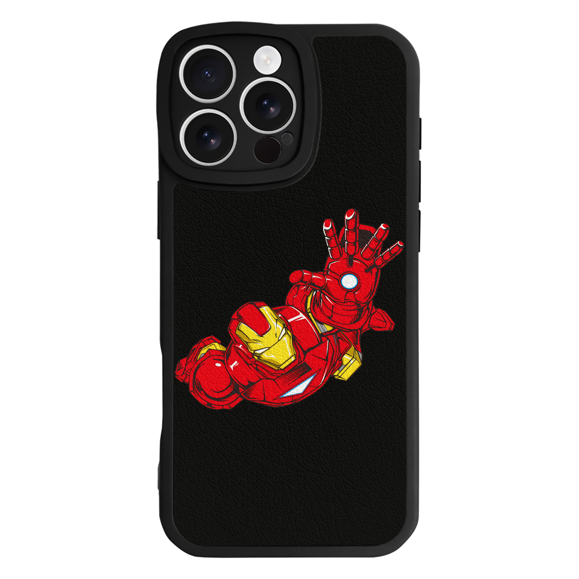 （画像用） アベンジャーズ The Avengers 【iPhone 16シリーズ対応】シリコンスマホケース（レザー調） 材質：シリコン